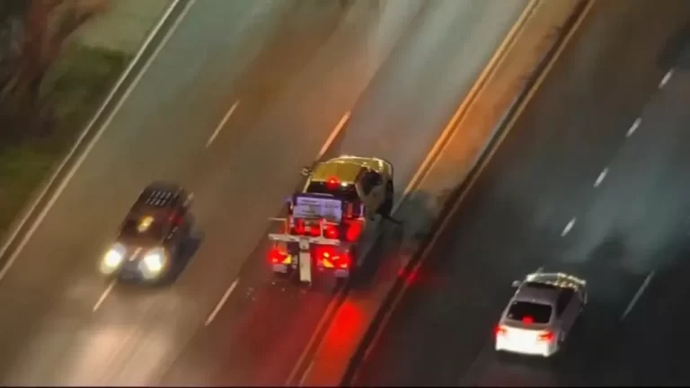 لحظات تحبس الأنفاس.. سائق متهور يسرق شاحنة! (فيديو)