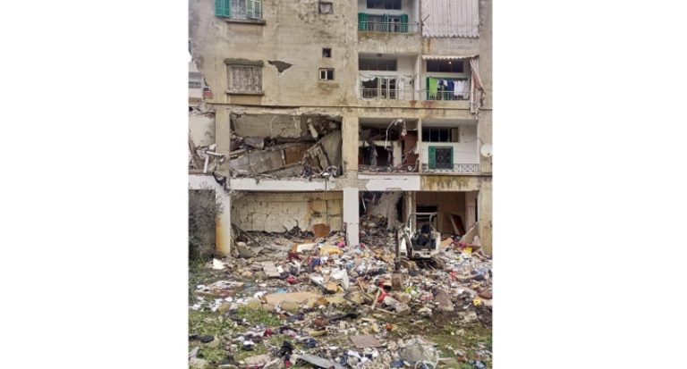 بالفيديو.. آثار الغارة التي استهدفت النبطية