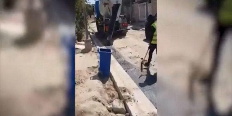 بالفيديو ـ اعتراض عراقي على رداءة عمل شركة لبنانية في البصرة