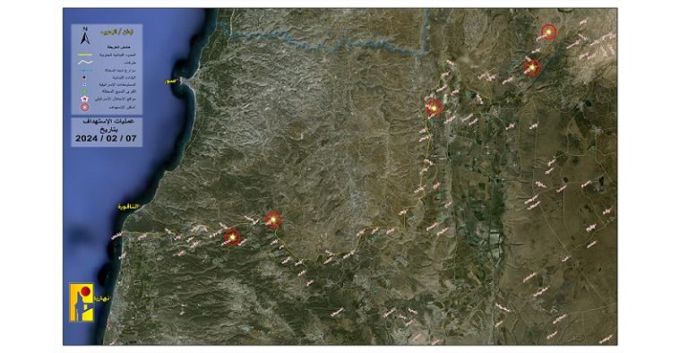 ملخص عمليات المقاومة ضد العدو بتاريخ 7-2-2024