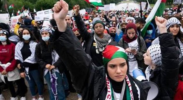 تظاهرات في العواصم العالمية تنديداً بالعدوان الصهيوني على غزة