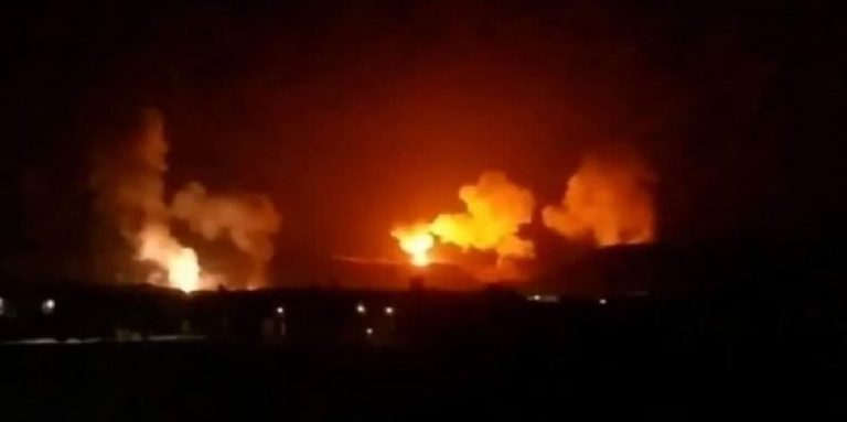 عدوان أميركي بريطاني على العرج في الحديدة اليمنية