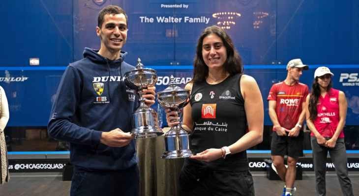 سيطرة مصرية على بطولة شيكاغو للإسكواش