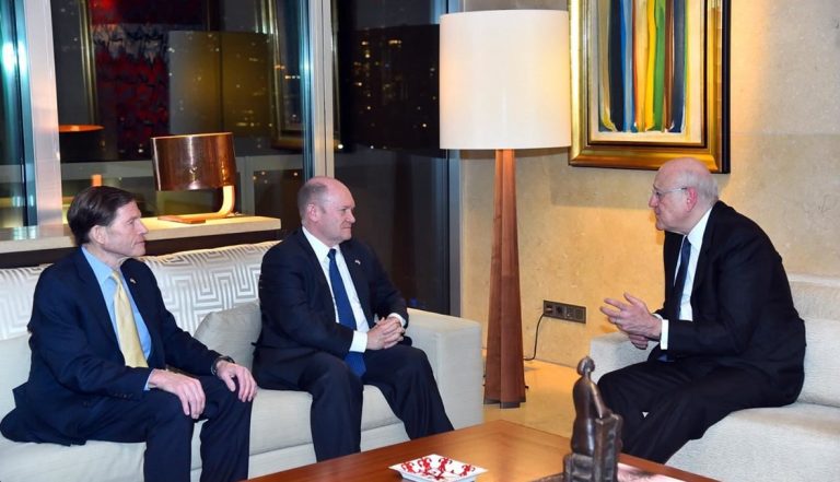 ميقاتي يلتقي وفد الكونغرس: لاستمرار الدعم الأميركي للجيش