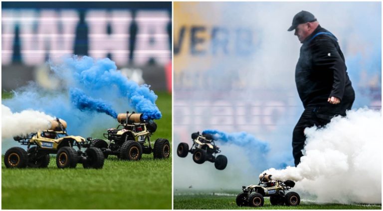 بالفيديو.. سيارات مسيرة تقتحم الدوري الألماني!