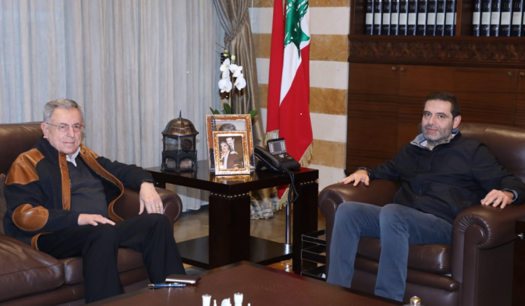 الحريري يستقبل السنيورة