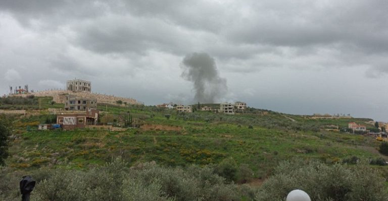 غارات على جبشيت والصوانة والشهابية ومناطق في إقليم التفاح (فيديو – صور)