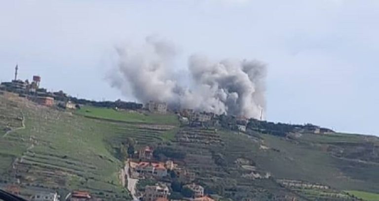 العدو يستهدف وادي السلوقي والقرى الحدودية (صور – فيديو)