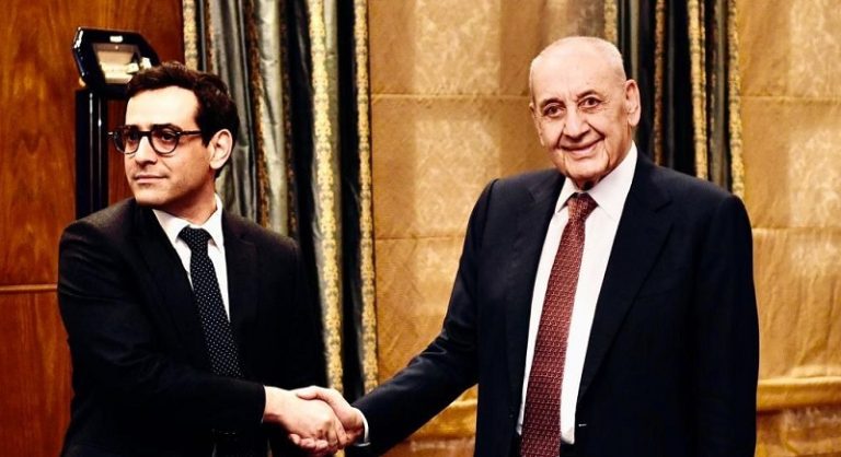 بري يلتقي وزير خارجية فرنسا.. سيجورنيه: لن أعلق الآن سوف أعلق لاحقاً