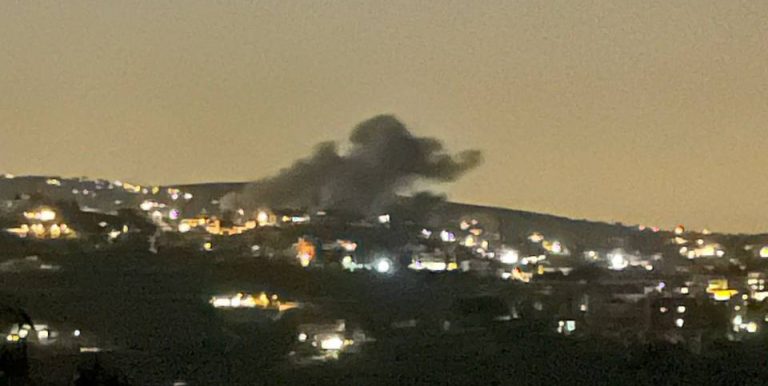 العدو استهدف “اللبونة” فجراً