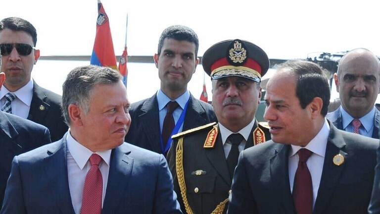 السيسي وعبد الله الثاني يؤكدان رفض التصعيد في غزة