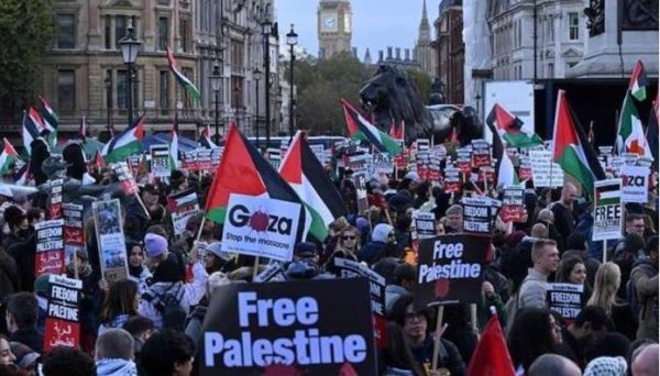 تظاهرة في فلورنسا دعماً لفلسطين