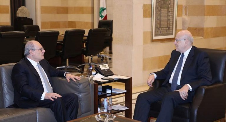 ميقاتي عرض مع ريزا الخطة الإنمائية للعام 2024