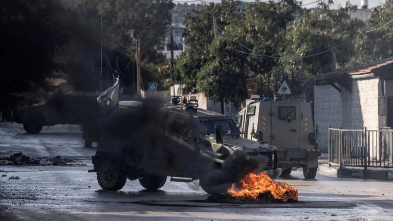 7 إصابات لجنود العدو بإنفجار عبوة ناسفة غرب نابلس