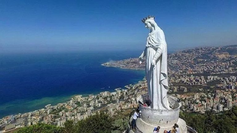 إدارة مزار سيدة لبنان – حريصا توضح انتشار صورة لكتابات حزبية