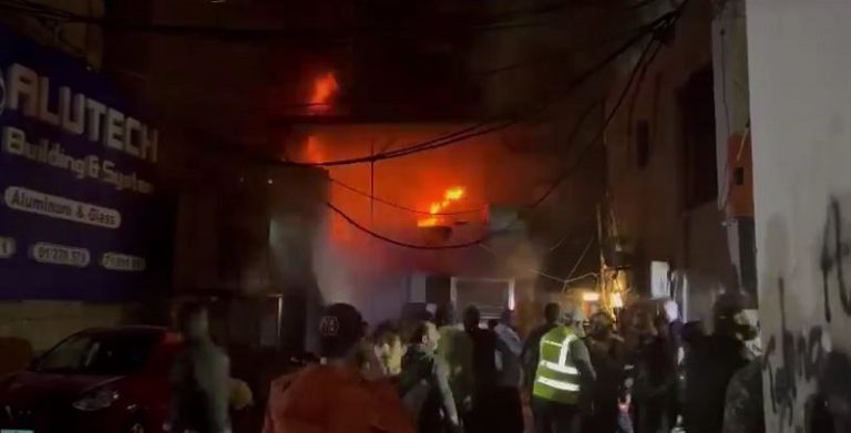 بالفيديو: احتراق مولدات في بئر العبد