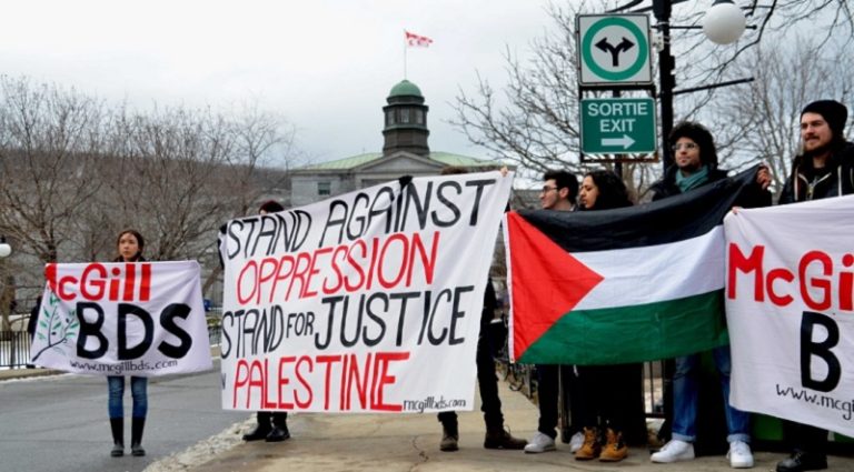طلاب كنديون يطالبون بانسحاب جامعتهم من الشركات المرتبطة بـ”إسرائيل”