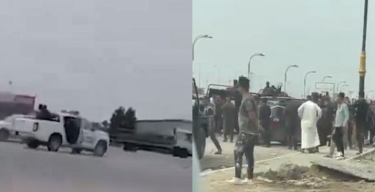 قتلى وجرحى في اشتباك بين الشرطة ومسلح في العراق (فيديو)