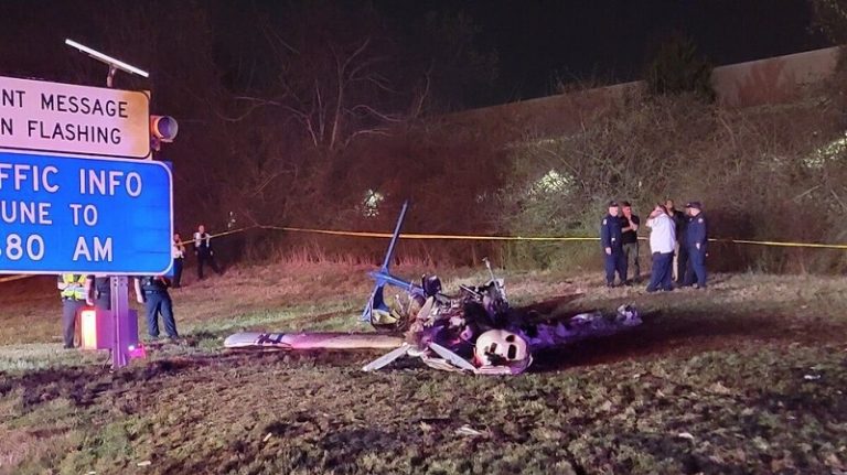 قتلى بتحطم طائرة خفيفة في ناشفيل الأميركية (فيديو)