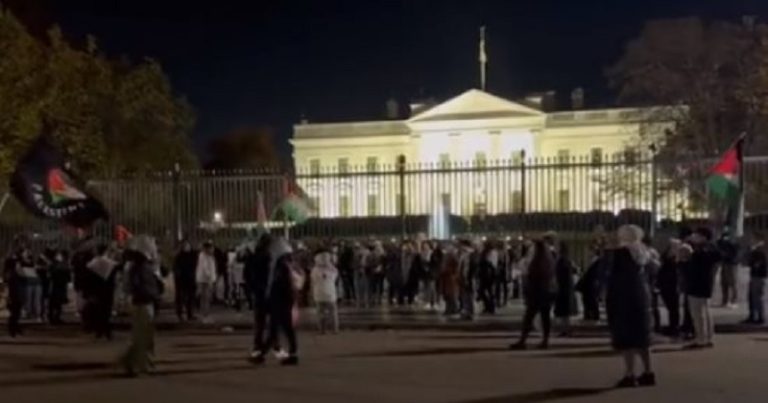 بالفيديو.. من أمام البيت الأبيض: “إرث بايدن هو الإبادة الجماعية”!