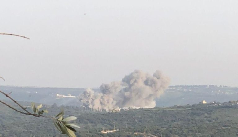 غارة للعدو على أطراف شيحين والجبين