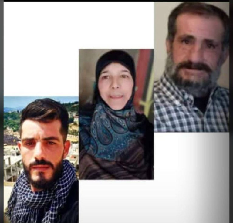 الأب والأم والابن.. أفراد العائلة الصامدة في حولا شهداء!