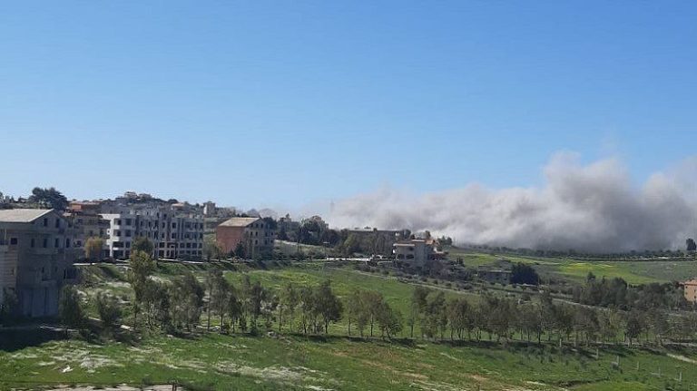 غارة على منزل في بنت جبيل