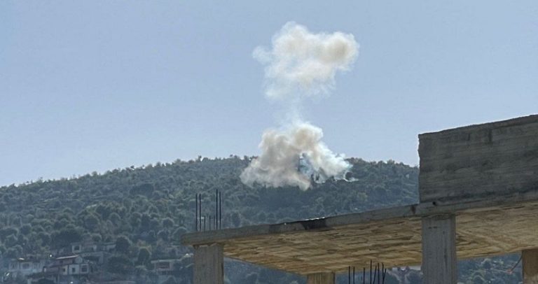 قصف على أطراف الخيام