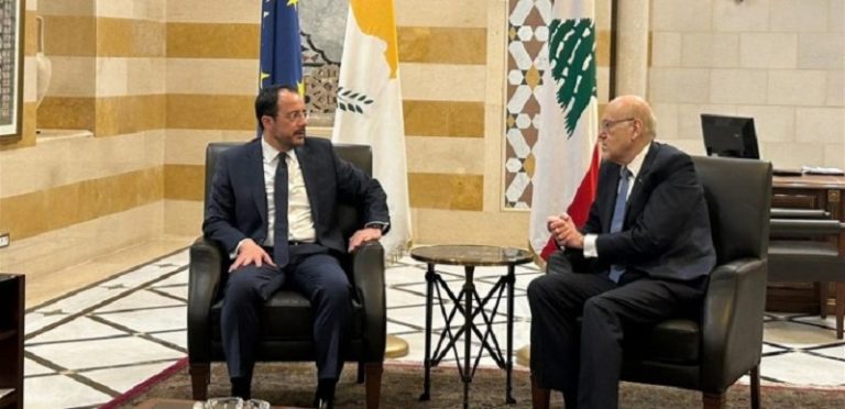 الرئيس القبرصي في السرايا