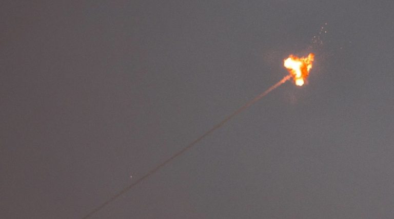 صاروخ اعتراضي على “إيلات” (فيديو)