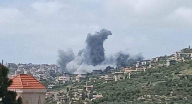 غارة على عيتا الشعب وقرب القاطراني