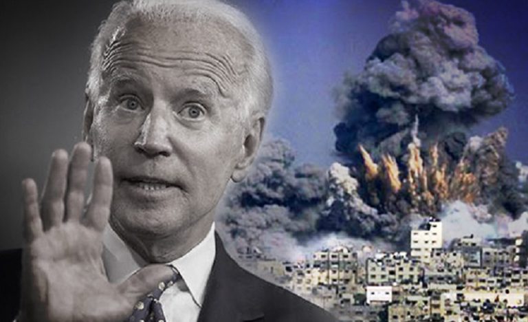 تراجع شعبية بايدن بسبب حرب غزة