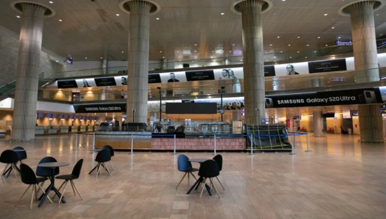 بالفيديو.. مطار “بن غوريون” في “تل أبيب” خالي!