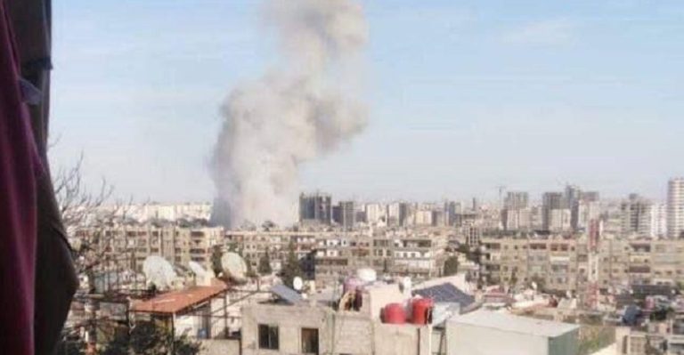 بالفيديو.. عدوان إسرائيلي يستهدف محيط القنصلية الإيرانية في دمشق