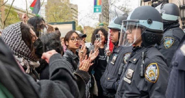 احتجاجات أمام سجن في تكساس دعماً لفلسطين!