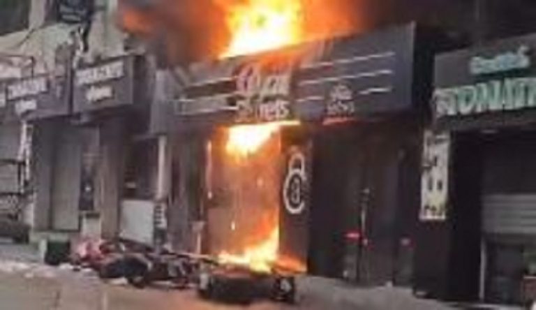 انفجار قوارير غاز في بشارة الخوري وسقوط اصابات (فيديو وصور)