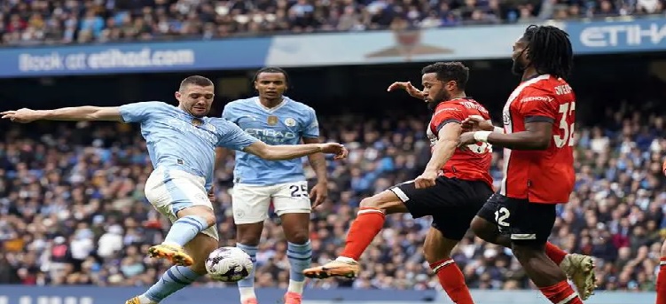 مانشستر سيتي يستعد لريال مدريد بخماسية في مرمى لوتون