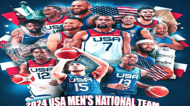 الكشف عن تشكيلة منتخب أميركا لكرة السلة المشاركة بأولمبياد باريس