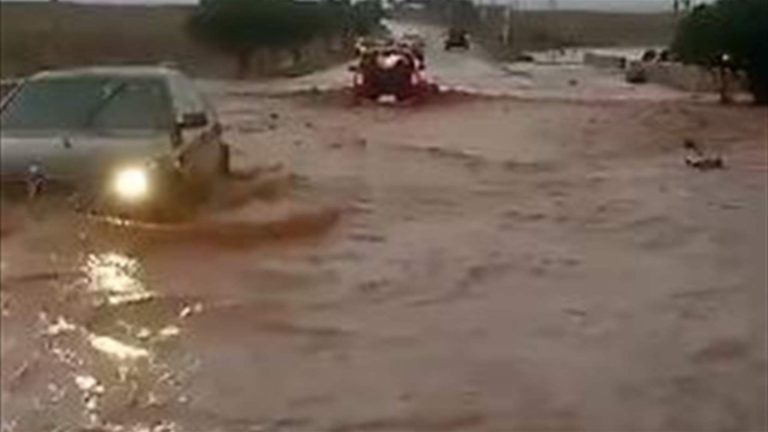 سيول في البقاع الشمالي (فيديو)