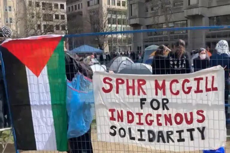 بالفيديو.. جامعة كندية تتضامن مع فلسطين