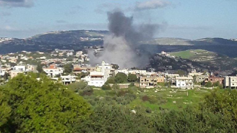 العدو الصهيوني يقصف راشيا الفخار وعيتا الشعب