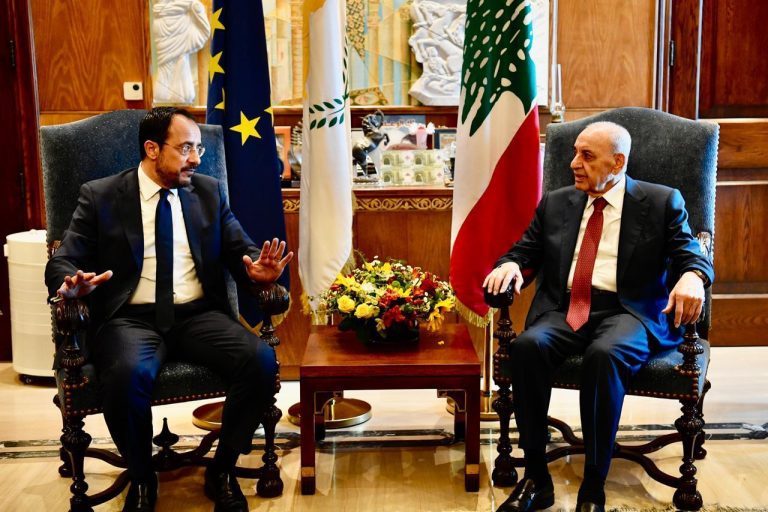 بري يلتقي الرئيس القبرصي: هناك تعاون مثمر