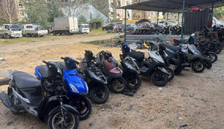 ضبط 22 درّاجة آليّة بمستودع في الضاحية الجنوبية