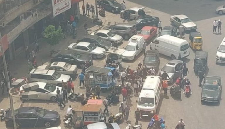 جريح في طرابلس‎ (صورة)