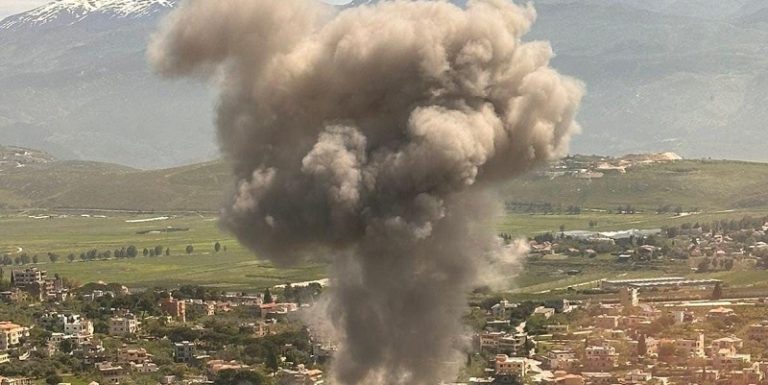 إصابة طفيفة بغارة كفركلا