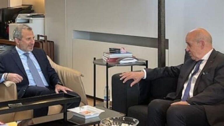 باسيل يعتذر عن عدم استقبال لودريان