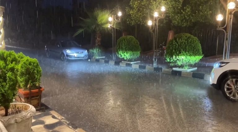 أمطار غزيرة شمال شرق سوريا (فيديو)