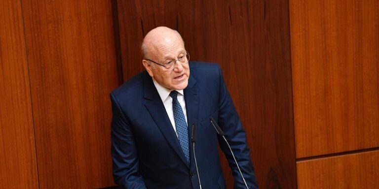 ميقاتي: لعدم بث أخبار وتحليلات تزيد الهلع عند اللبنانيين