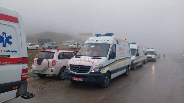 بالفيديو.. محيط موقع سقوط طائرة رئيسي