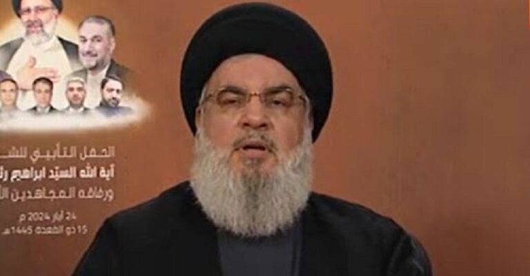 نصر الله: إيران تدعم حركات المقاومة بالمال والسلاح والتدريب والخبرة